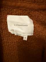 Anthropologie Denise Textured Cardigan Rust XS - Image 2