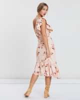 Floral One-Shoulder Ruffle Dress - Image 3