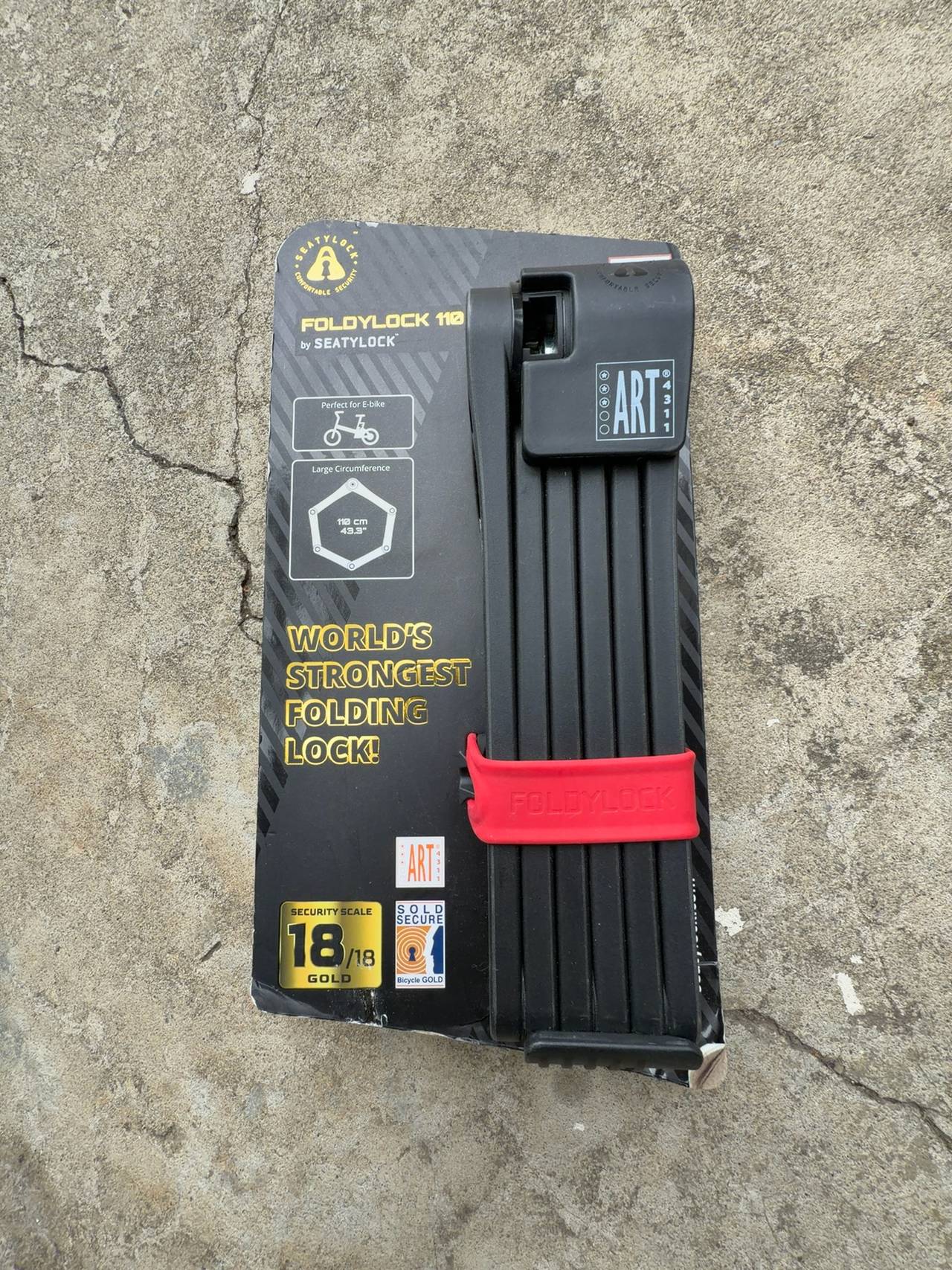 Foldylock 110 Folding Bike Lock