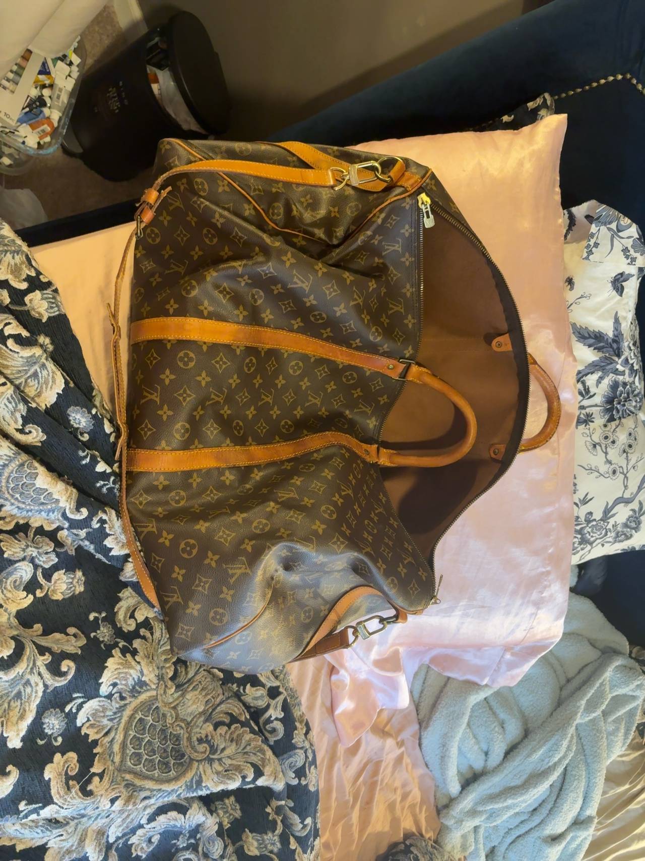 Louis Vuitton Keepall Monogram Travel Duffle Bag