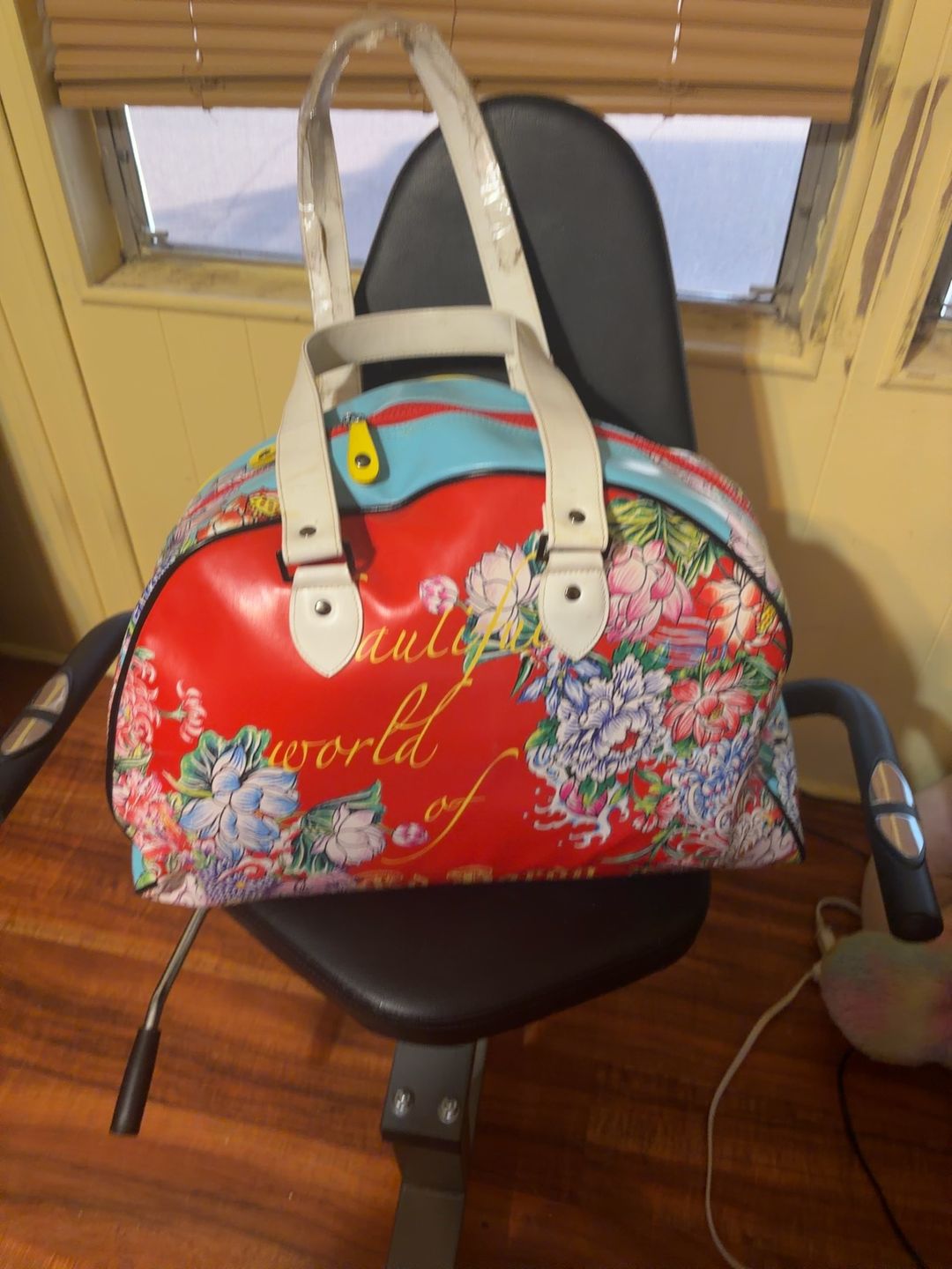 Ed Hardy Bowler Duffle Travel Bag