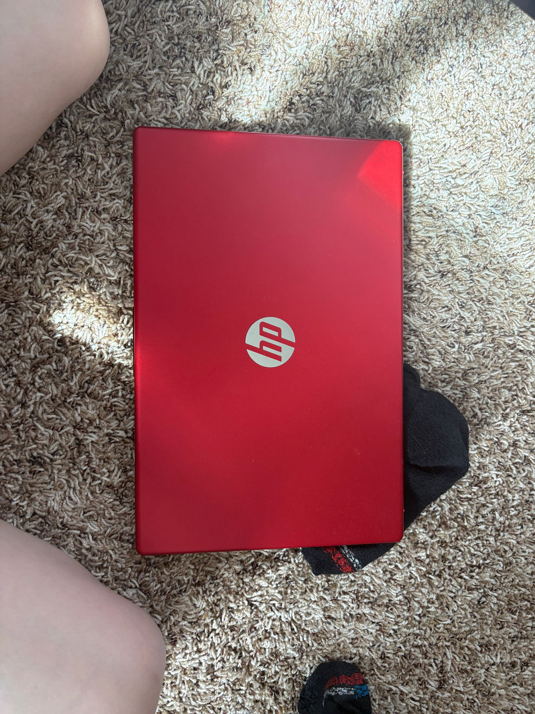 HP Laptop Red