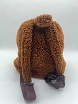 Kids Fuzzy Faux Fur Triceratops Backpack - Image 2
