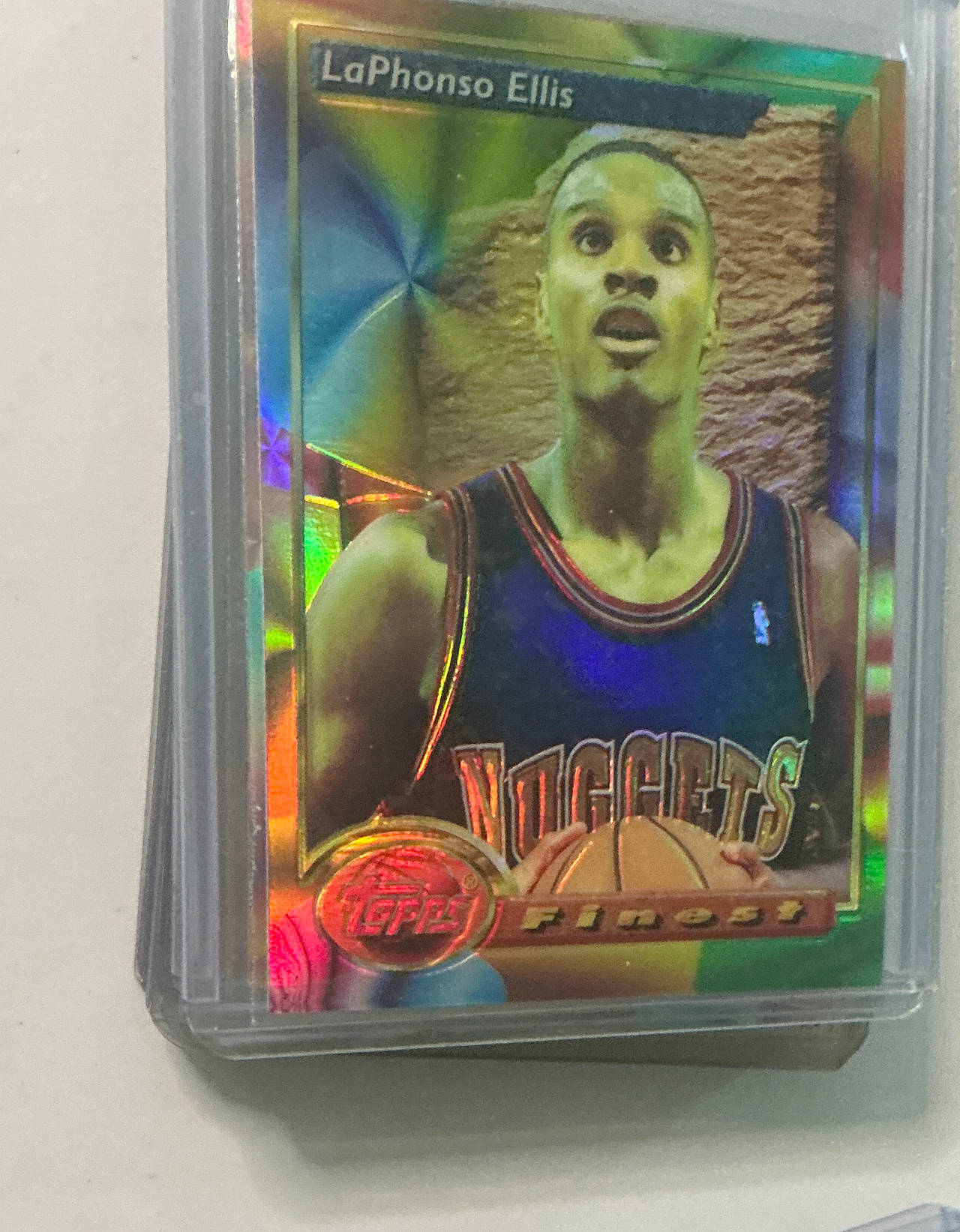 1993-94 Topps Finest LaPhonso Ellis Refractor #104
