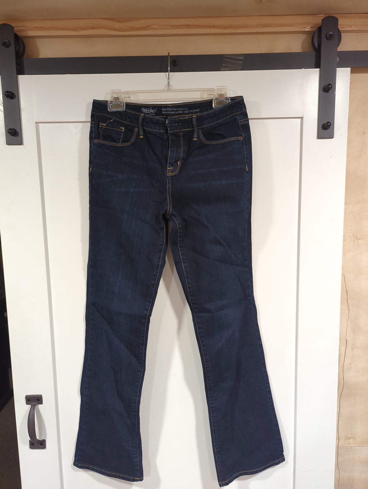 Mossimo Mid-Rise Curvy Bootcut Jeans