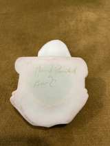 Fenton Blue Satin Frog Vintage Signed - Image 3