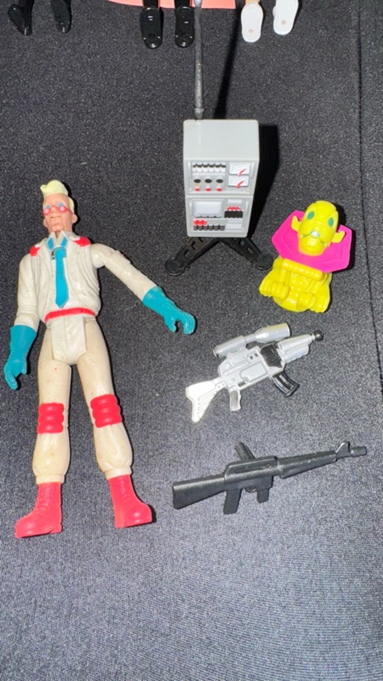 Kenner The Real Ghostbusters Egon Spengler Fright Features Vintage Figure