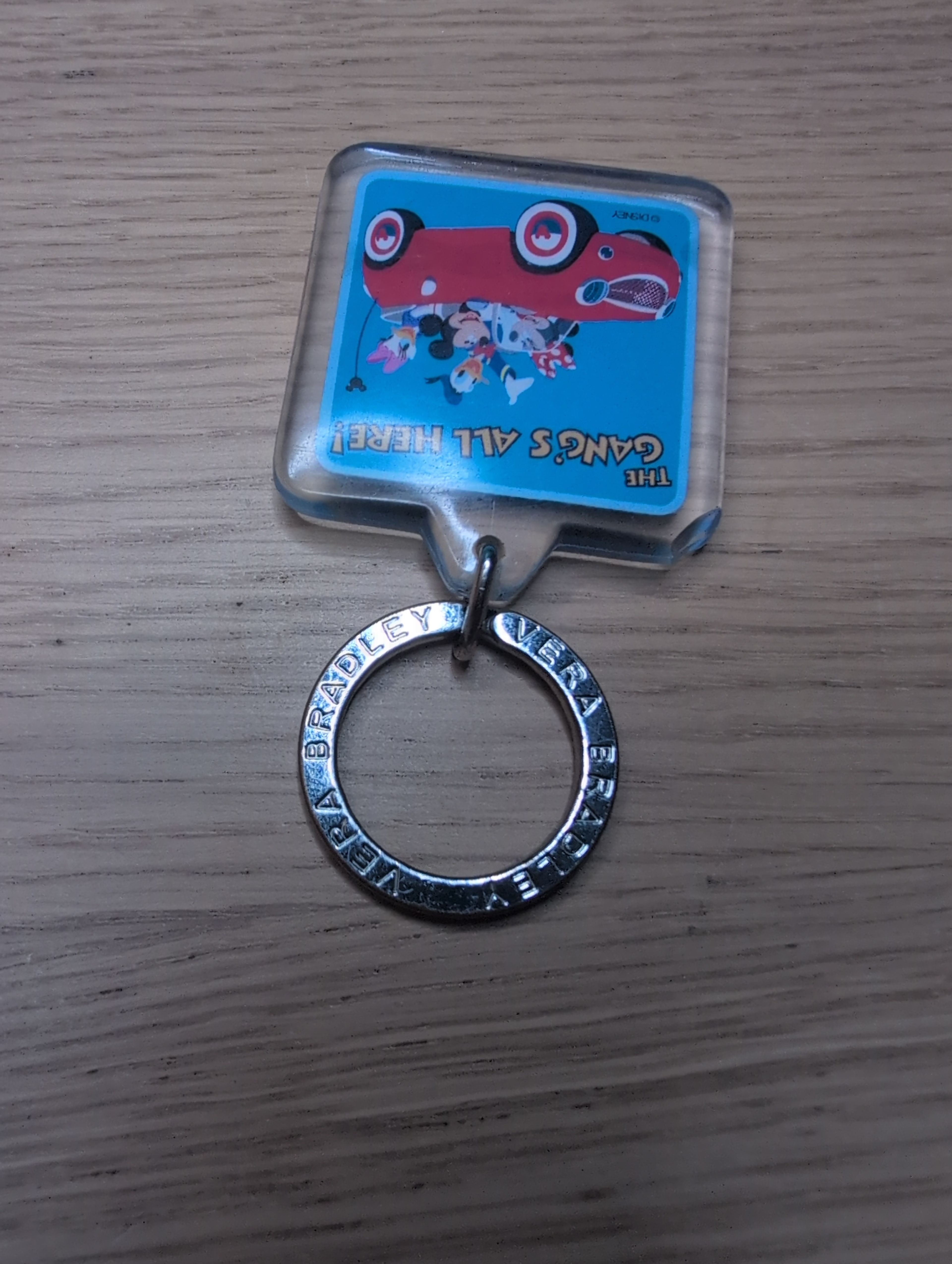 Vera Bradley Disney The Gang's All Here Keychain Charm