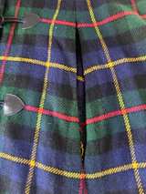 Vintage Plaid Toggle Cape Coat - Image 3