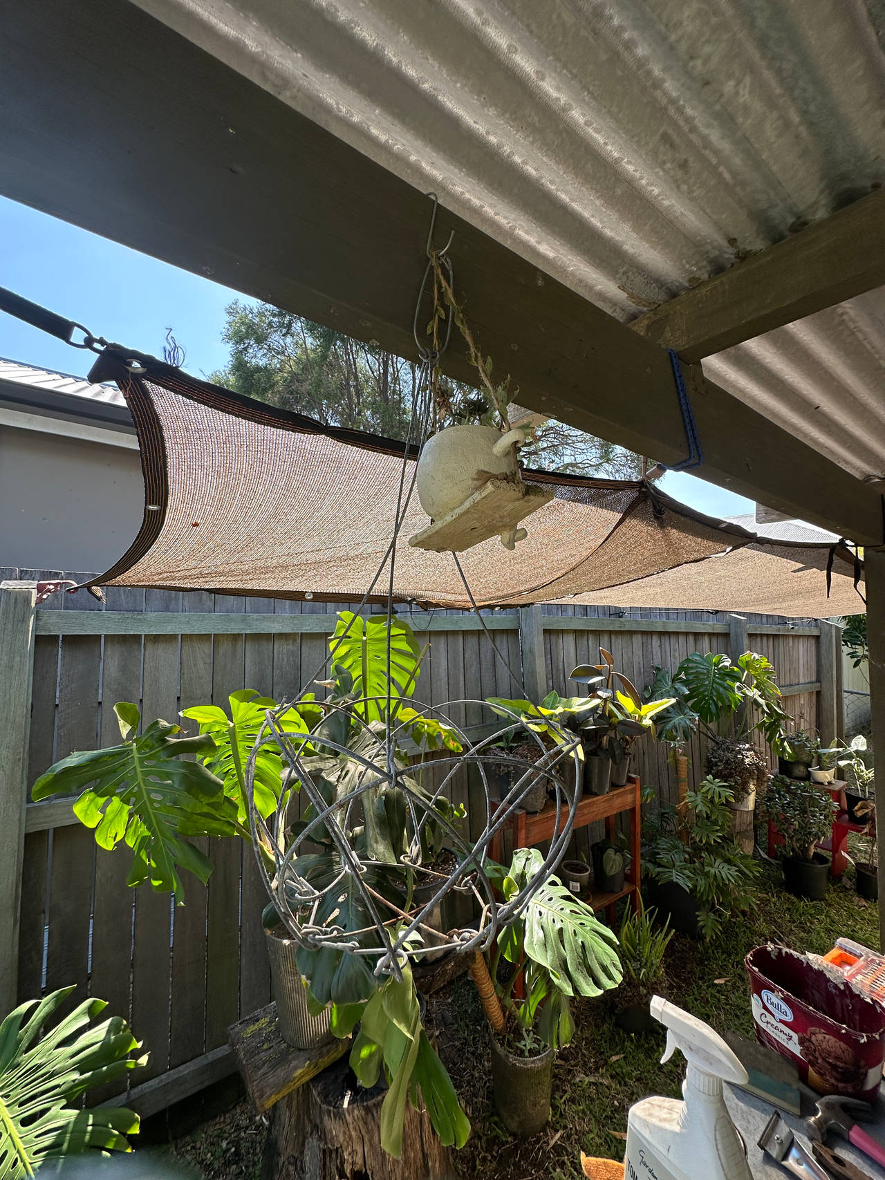 Hanging Metal Plant Basket