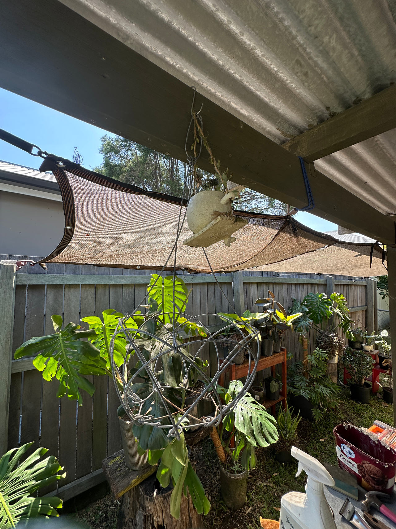 Hanging Metal Plant Basket
