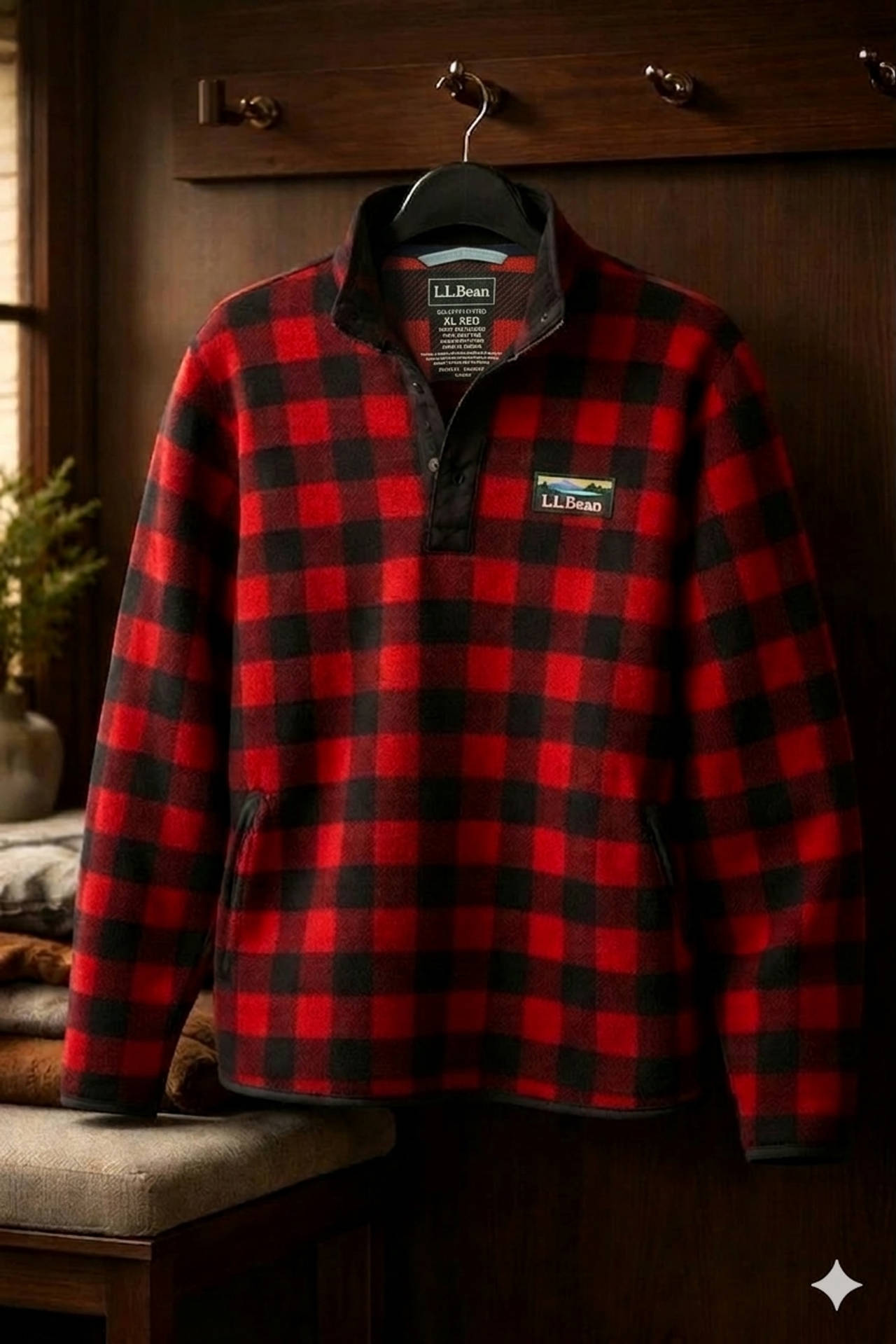 L.L.Bean Men's Sweater Fleece Pullover sz XL Regular
