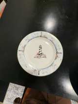Totally Today Coastal Lighthouse Salad Plate 7.5" - Image 1