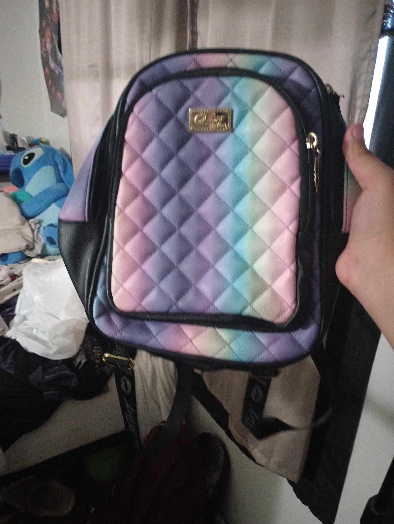 Betsey Johnson Quilted Ombre Mini Backpack