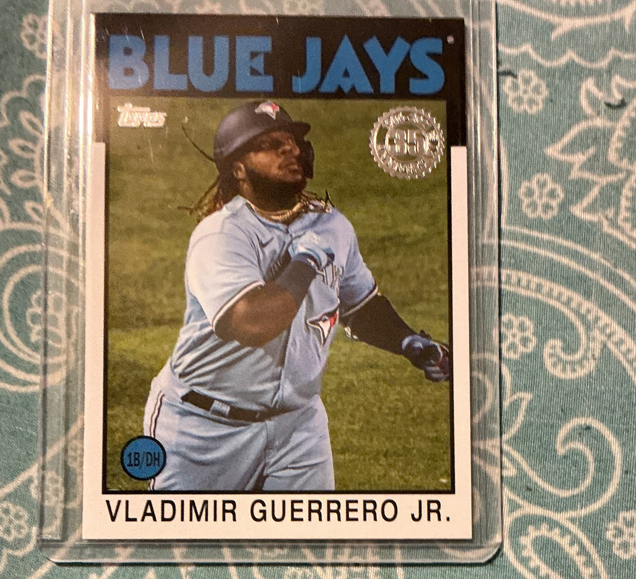 2021 Topps Vladimir Guerrero Jr. 1986 35th Anniversary Insert #86B-25