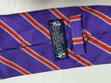 Lawrence of Warwick Silk Striped Tie - Image 1