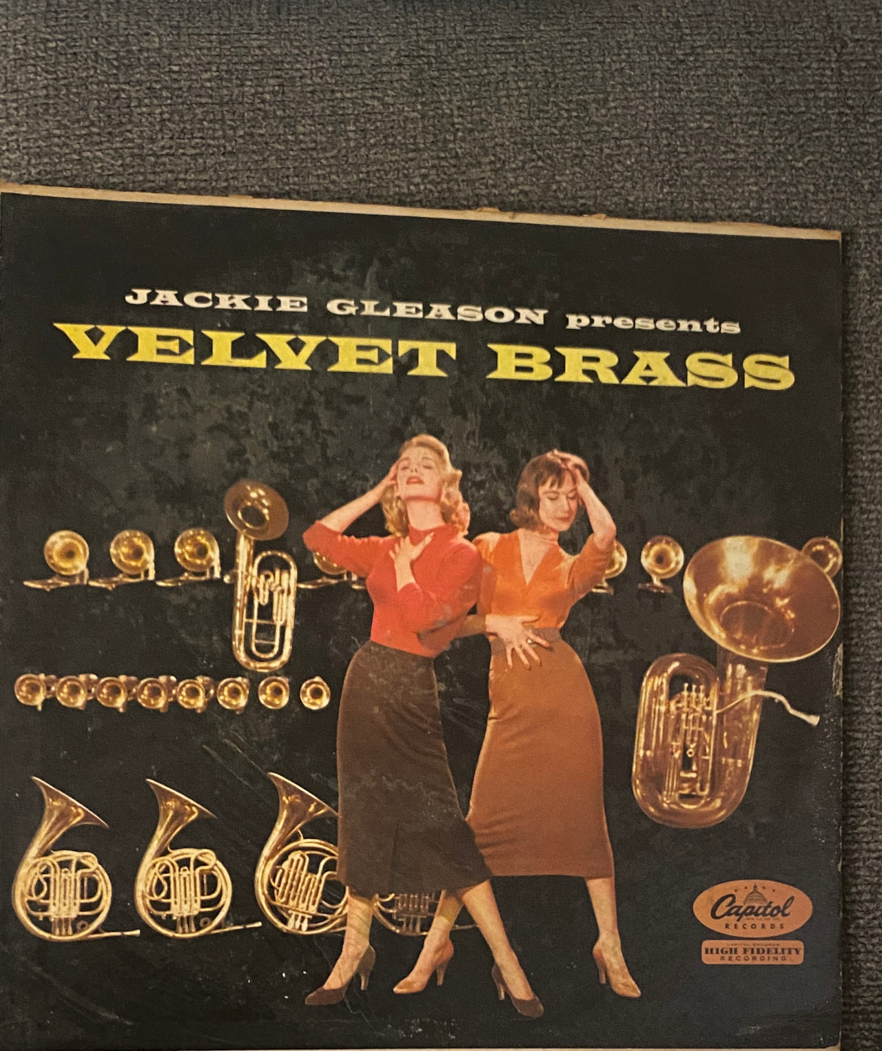 Jackie Gleason Presents Velvet Brass Vinyl LP
