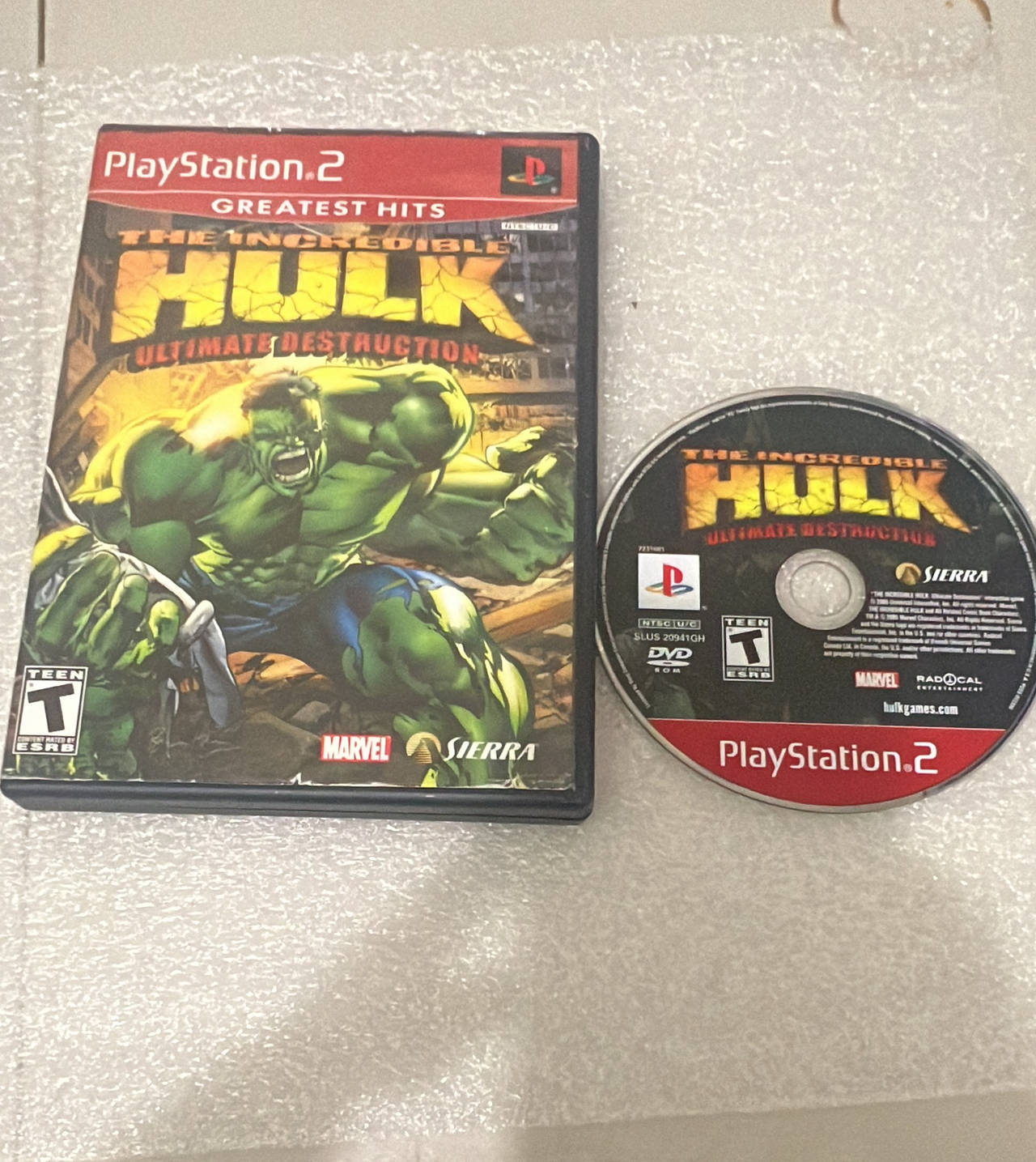 The Incredible Hulk: Ultimate Destruction - PlayStation 2