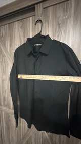 Spaidersilk Black Performance Button Down Shirt size Large - Image 4