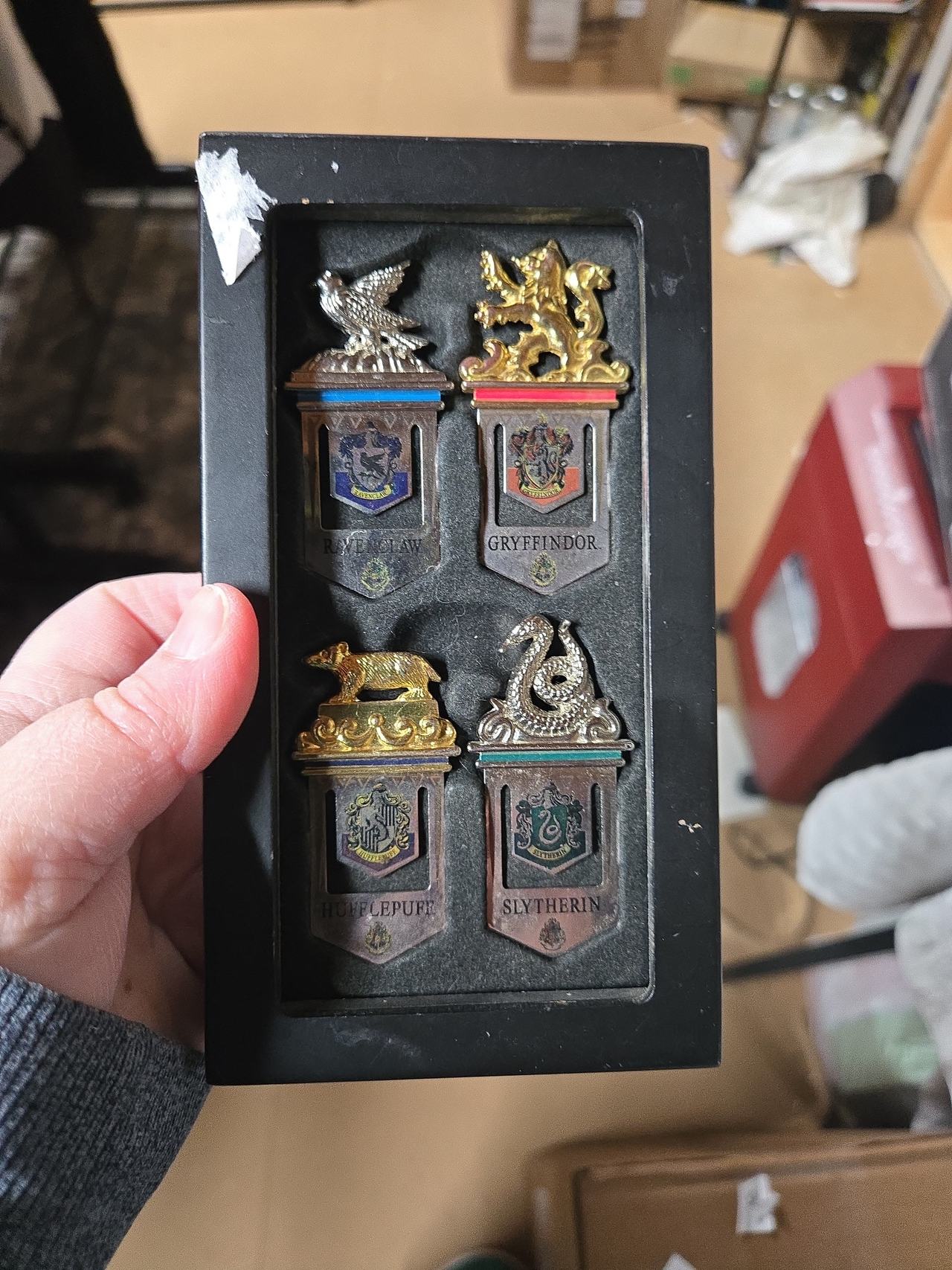 The Noble Collection Harry Potter Hogwarts House Bookmark Set