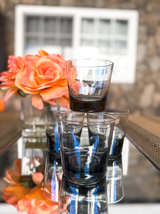 Libbey Smoke Grey Rocks Glasses Set of 4 - Image 3