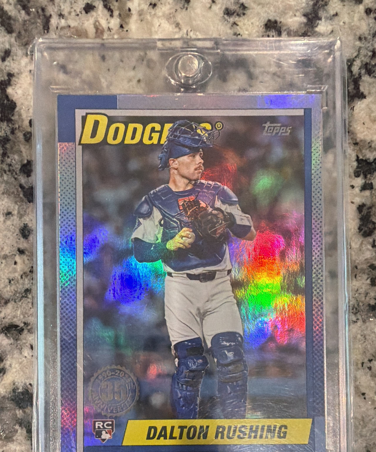 2024 Topps Dalton Rushing 1989 Anniversary Silver Foilboard RC