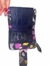 Vera Bradley Small Wallet in Plum Crazy - Image 3