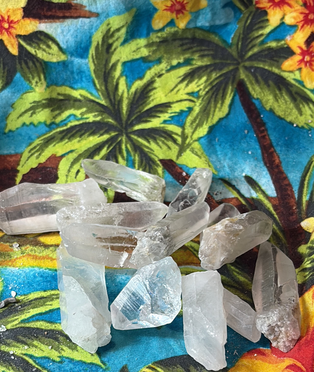 Natural Clear Quartz Crystal Points Bulk Lot(4)