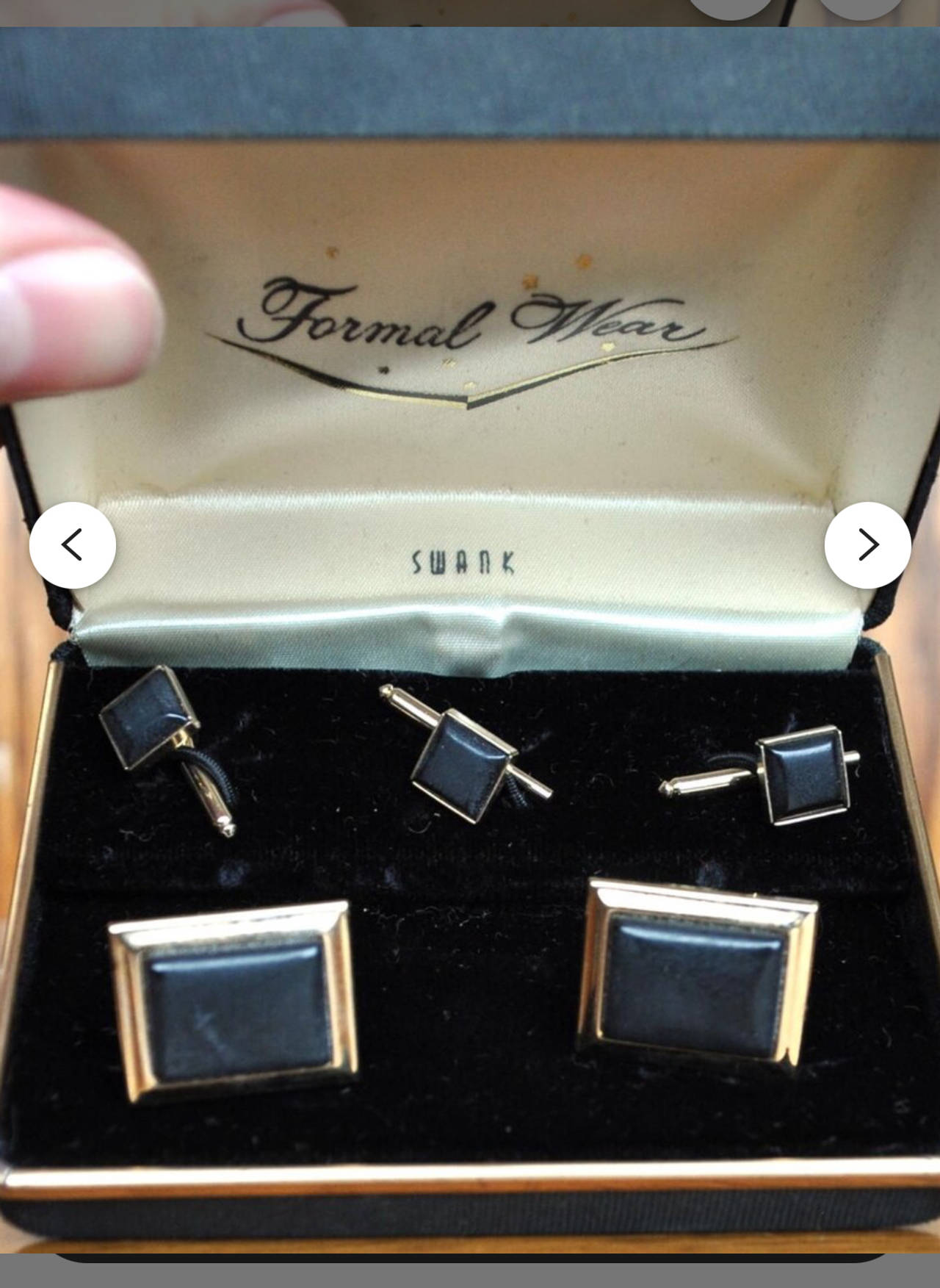 Swank Vintage Cufflink and Stud Set