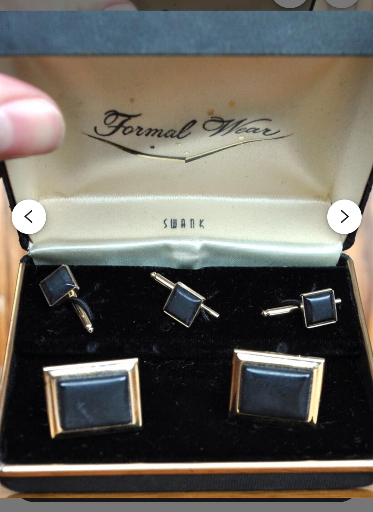 Swank Vintage Cufflink and Stud Set