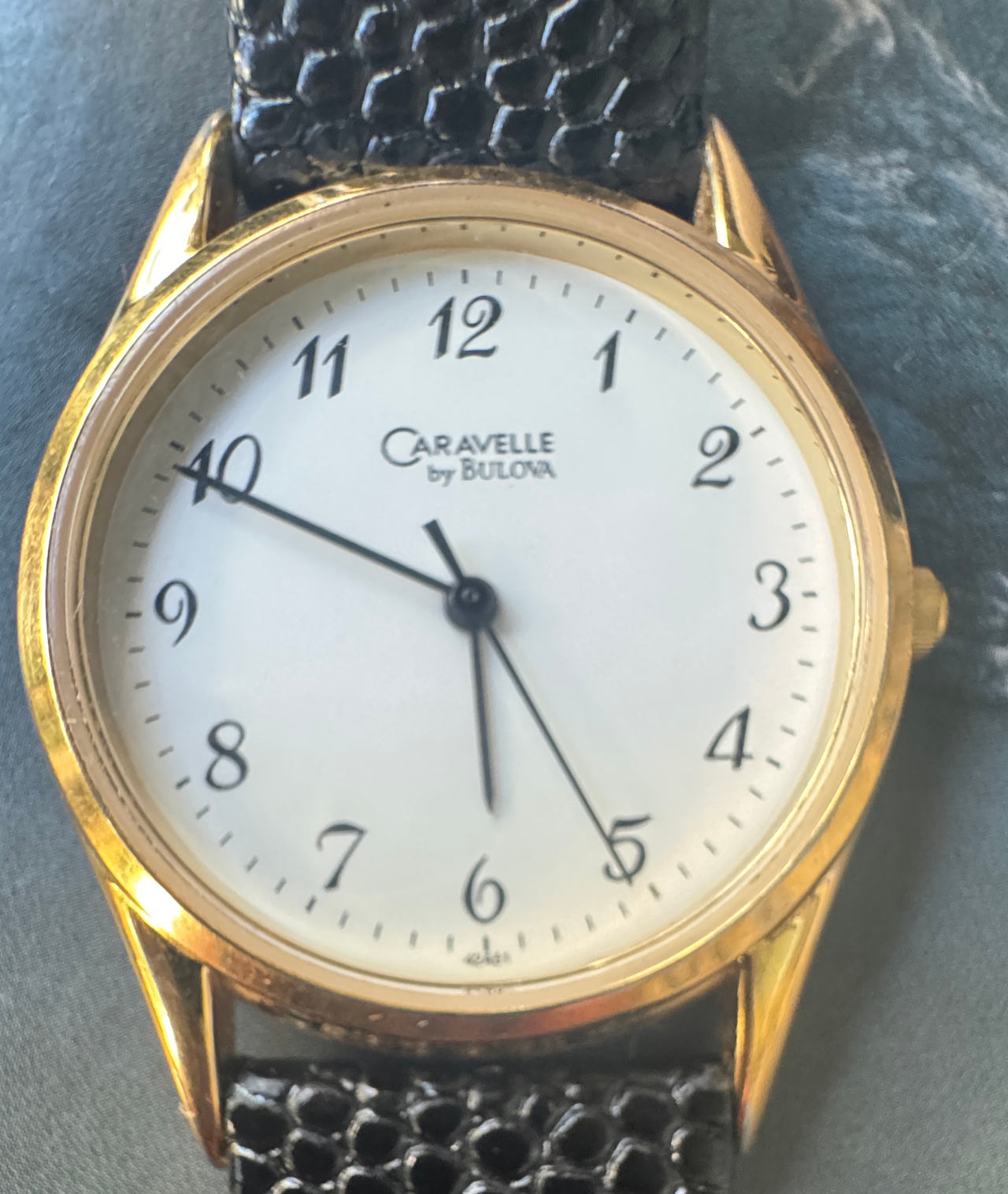 Caravelle by Bulova Vintage Gold Tone Quartz Watch