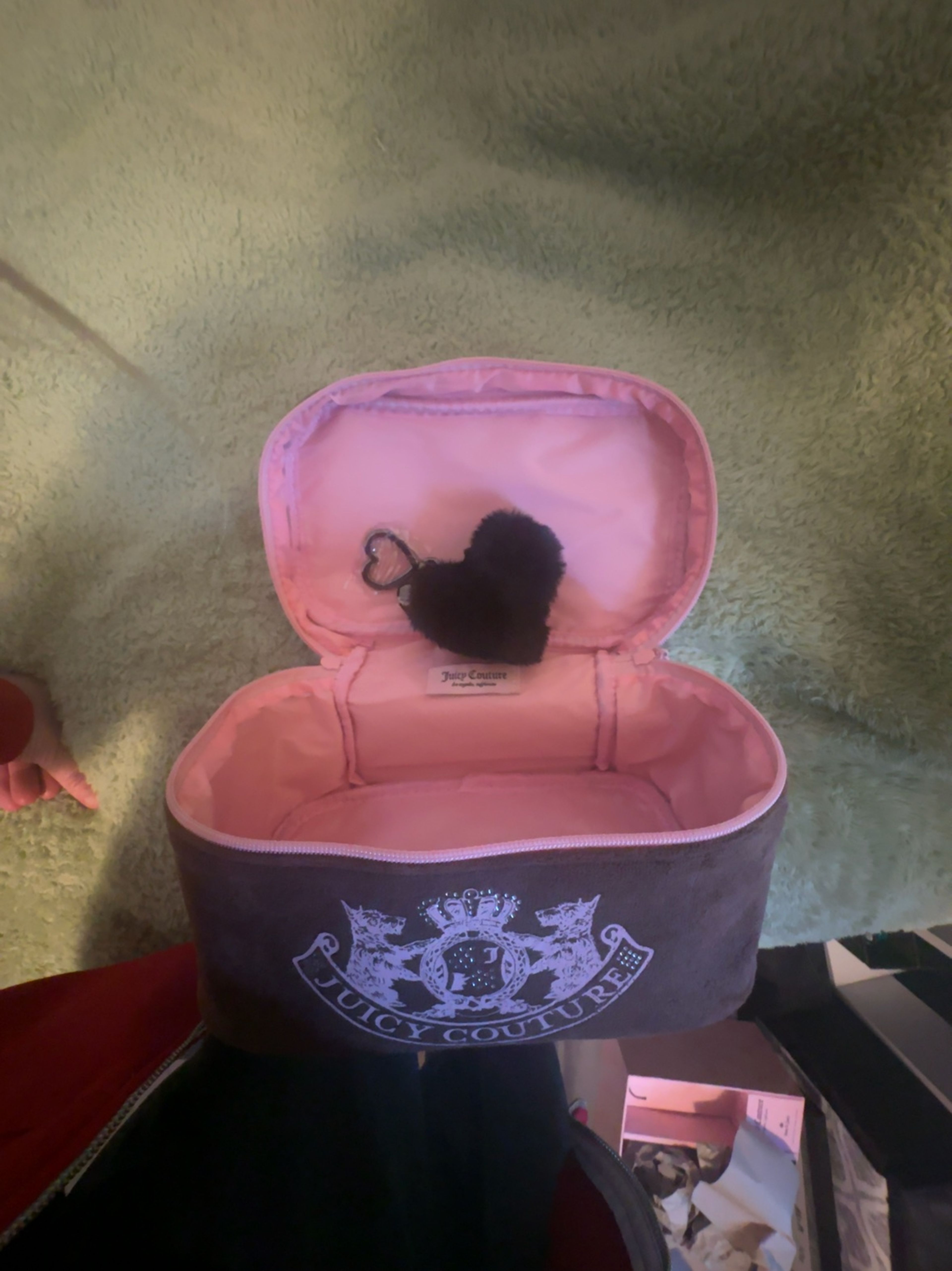 Juicy Couture Brown and Pink Women's Bag