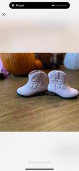 Toddler Pink Cowboy Boots - Image 4