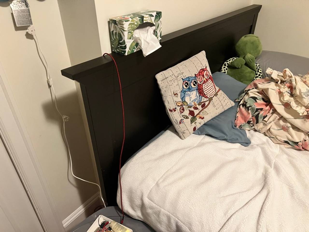 IKEA MALM Queen Bed Frame with 4 Storage Drawers