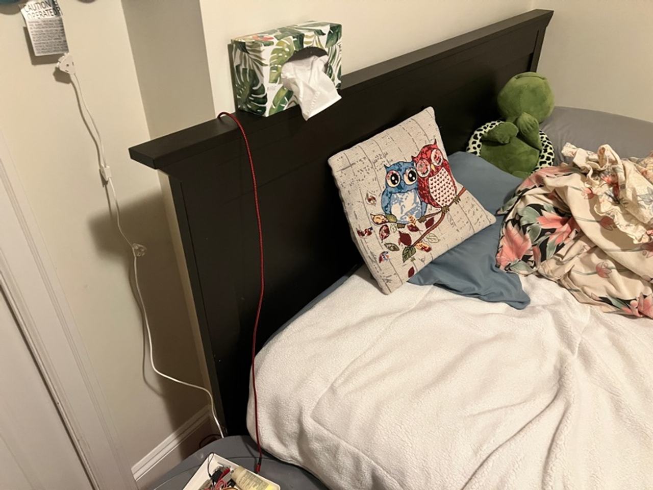 IKEA MALM Queen Bed Frame with 4 Storage Drawers