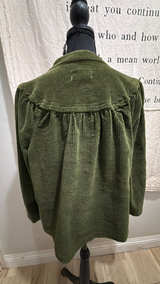 Live a Little Forest Green Corduroy Jacket - Image 3