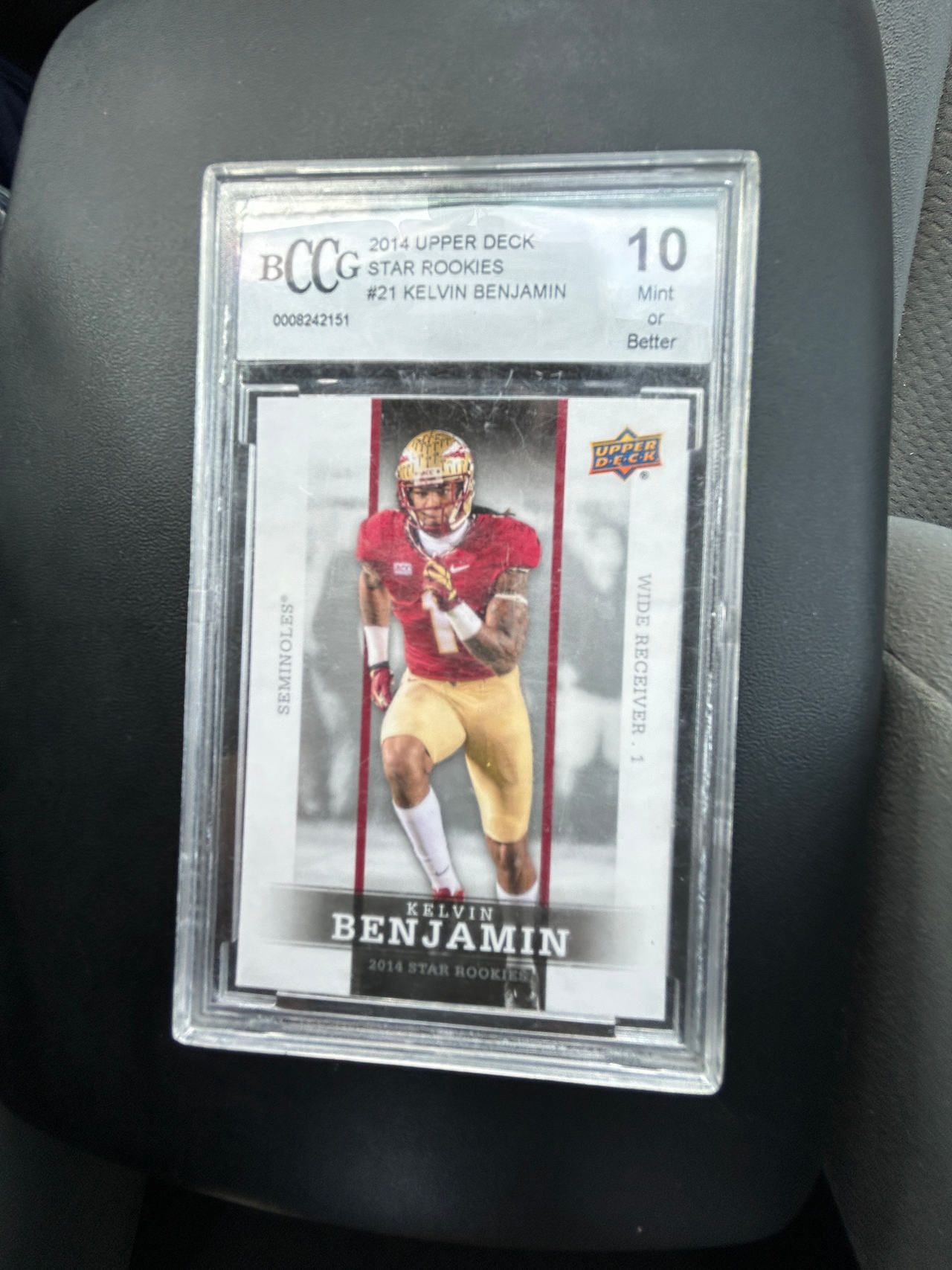 2014 Upper Deck Star Rookies Kelvin Benjamin Football Card