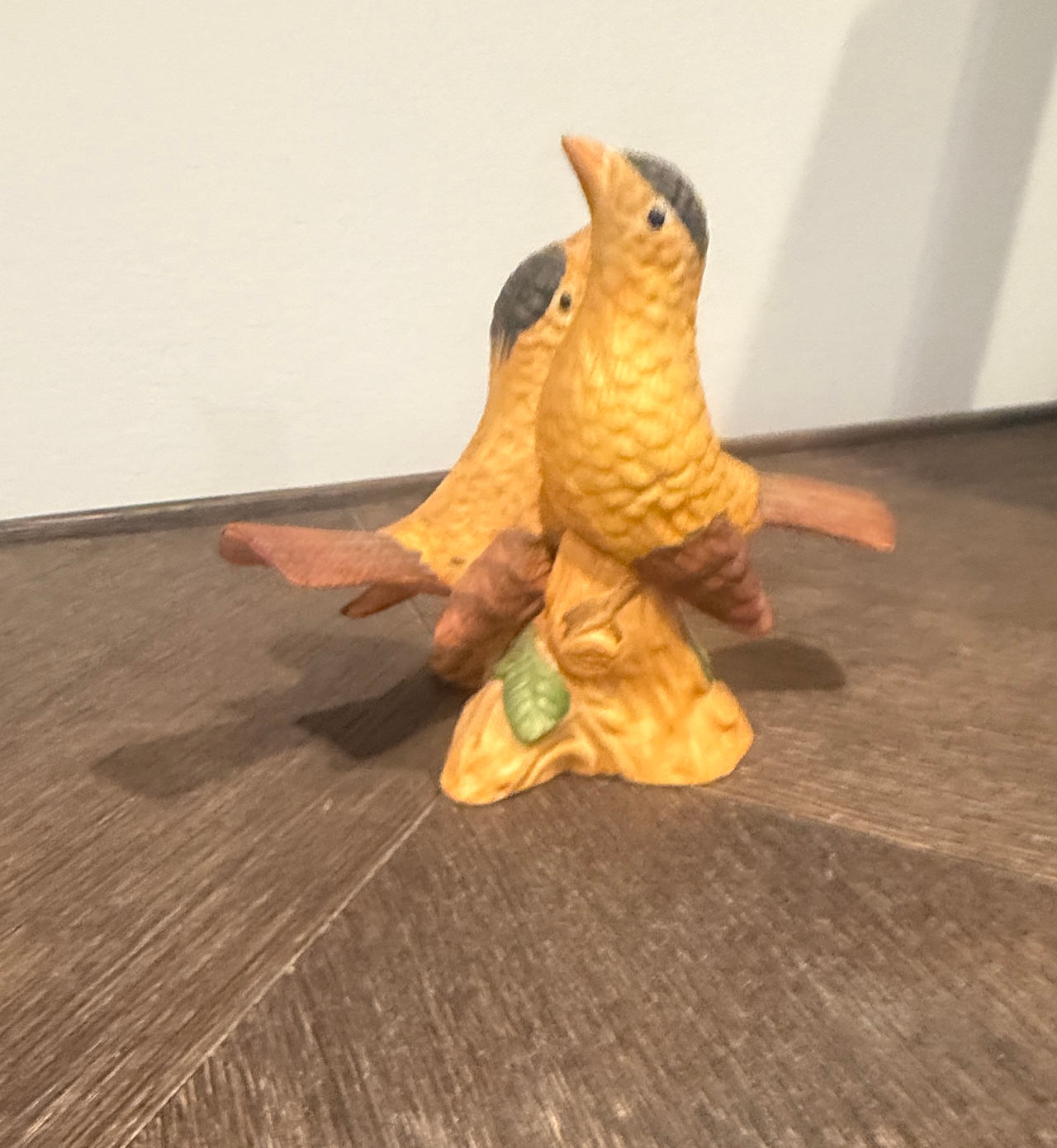 Vintage Ceramic Double Bird Figurine