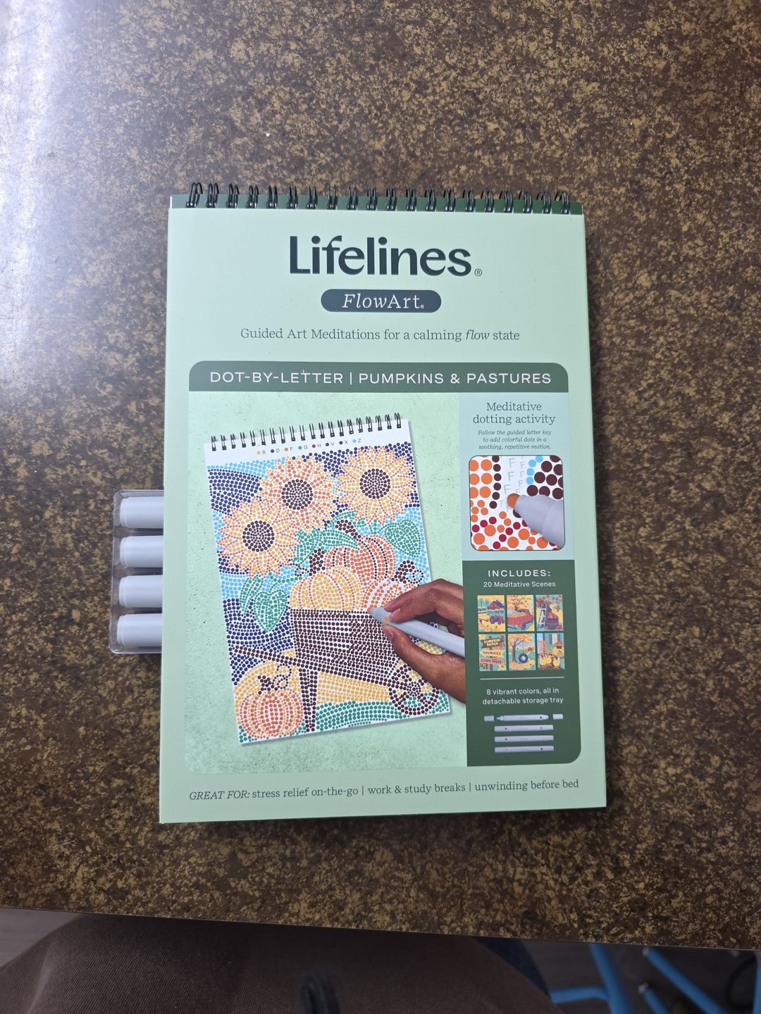Lifelines FlowArt Dot-By-Letter Pumpkins & Pastures Guided Art Meditations