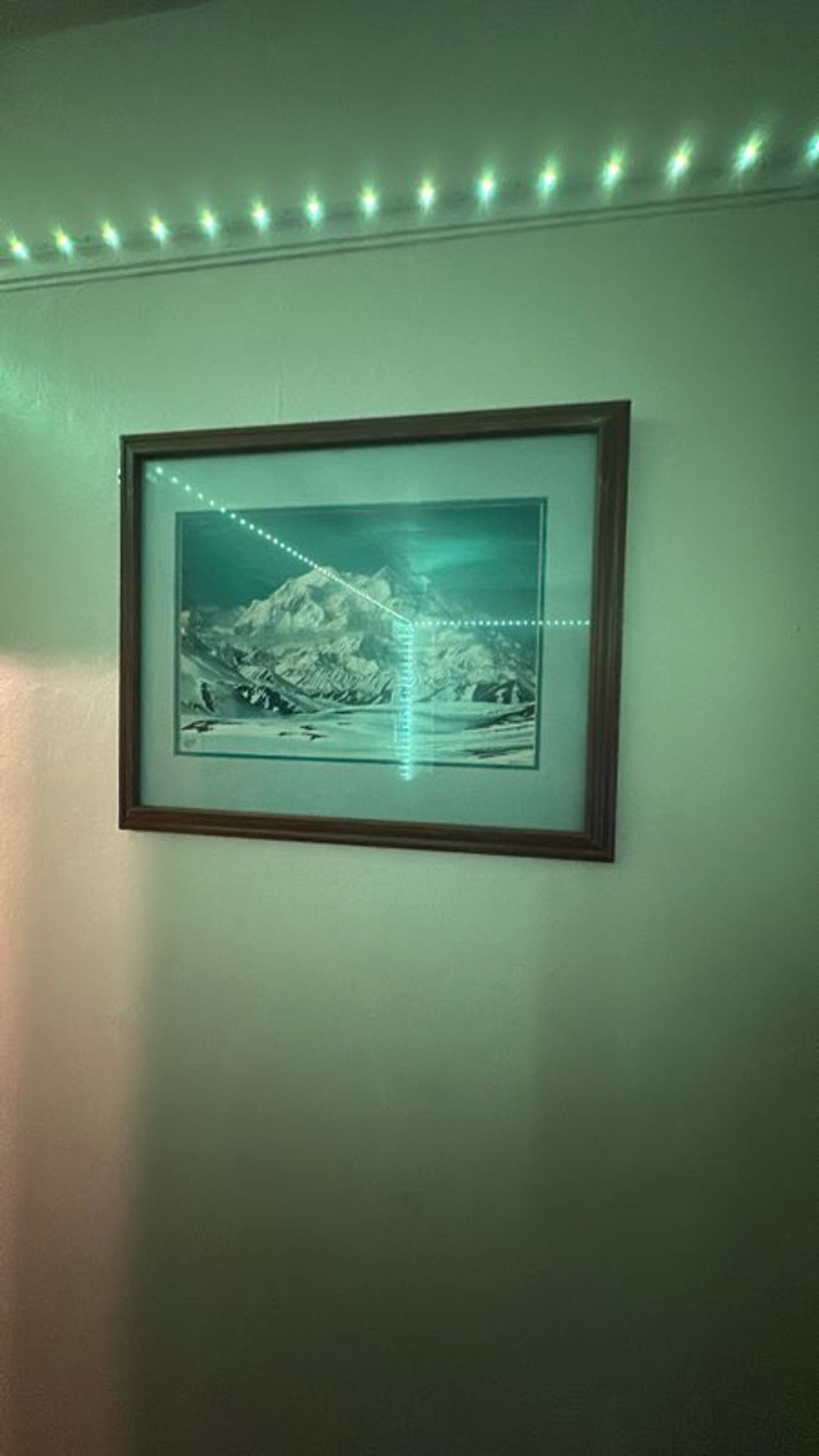 Framed Mountain Landscape Art Print