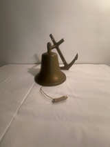 Brass Ship's Bell with Anchor Mount - Image 1