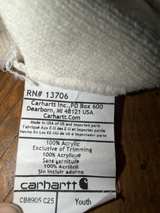 Carhartt Acrylic Watch Hat Off White Beanie Youth Kids Boys Girls  - Image 3