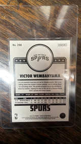 Panini Victor Wembanyama NBA Hoops Rookie Card #298 - Image 2