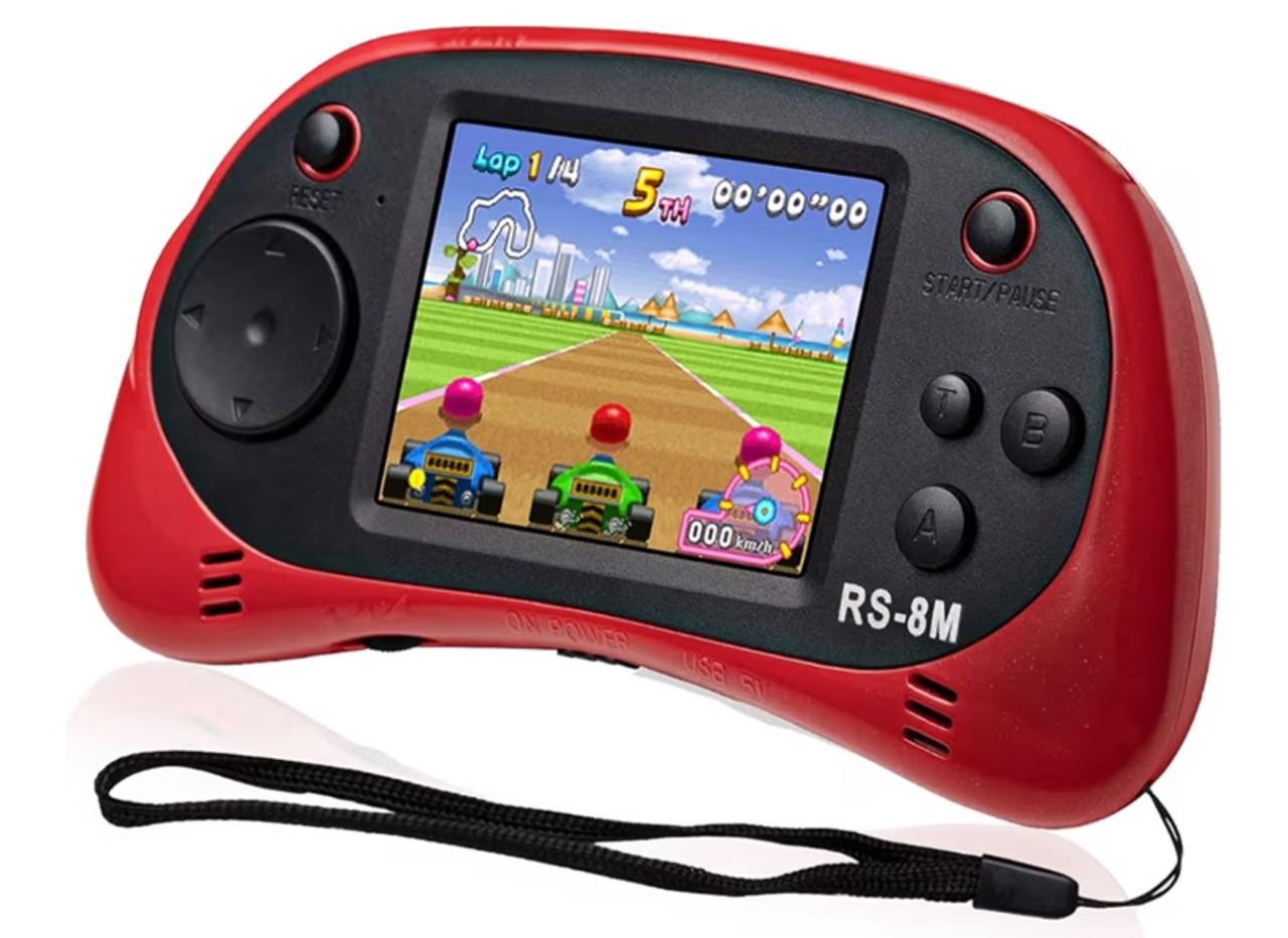 Kids Handheld Portable Video Game Player with 200 Games - 16 Bit 2.5 Inch Screen