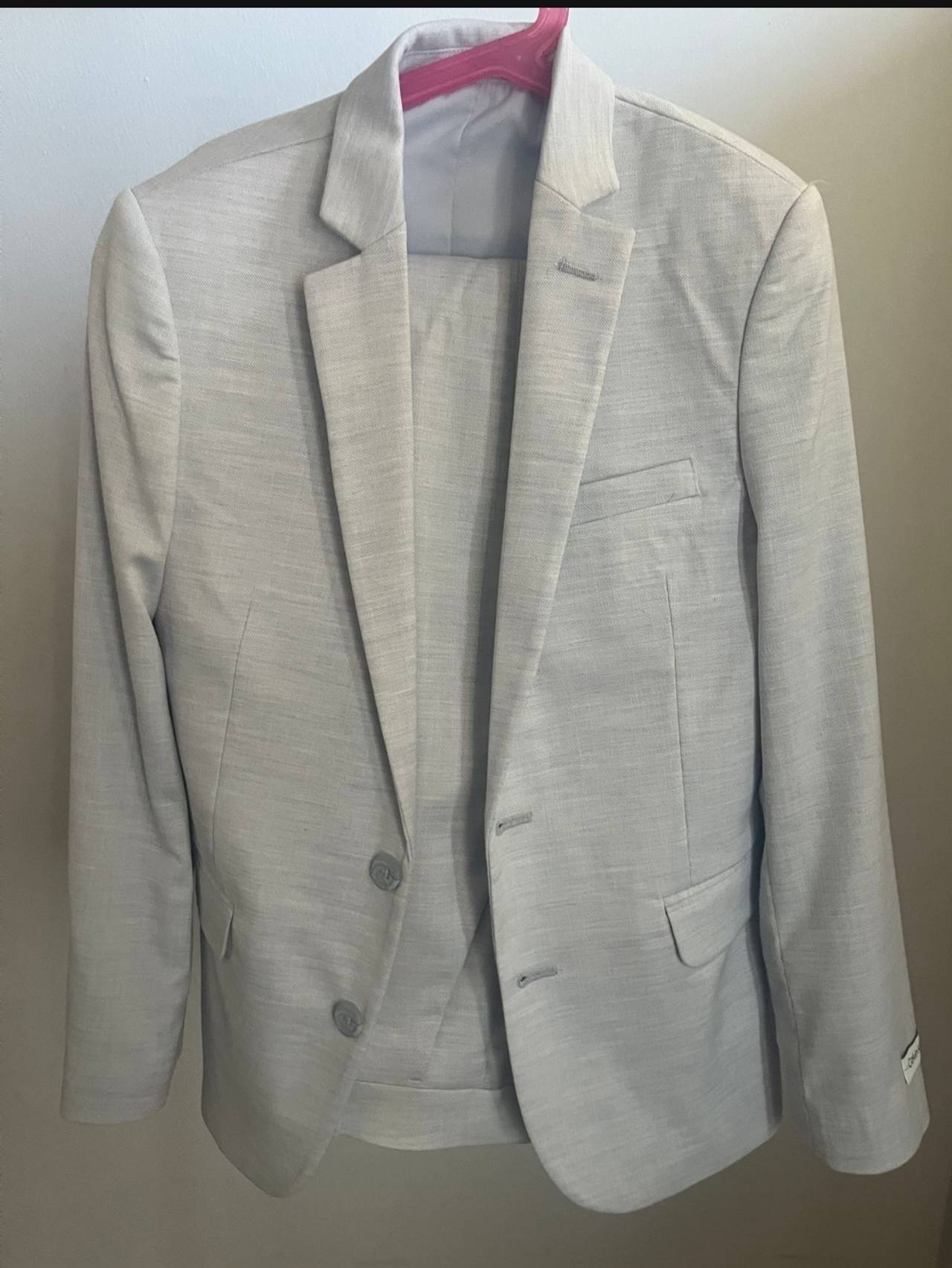 Men's Light Gray Suit Jacket