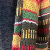 ORVIS Vintage Knit Button Up Autumn Colored Womens Cardigan, size us Medium - Image 6