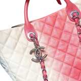 Chanel Deauville Pink and Cream Ombré Tote - Image 3