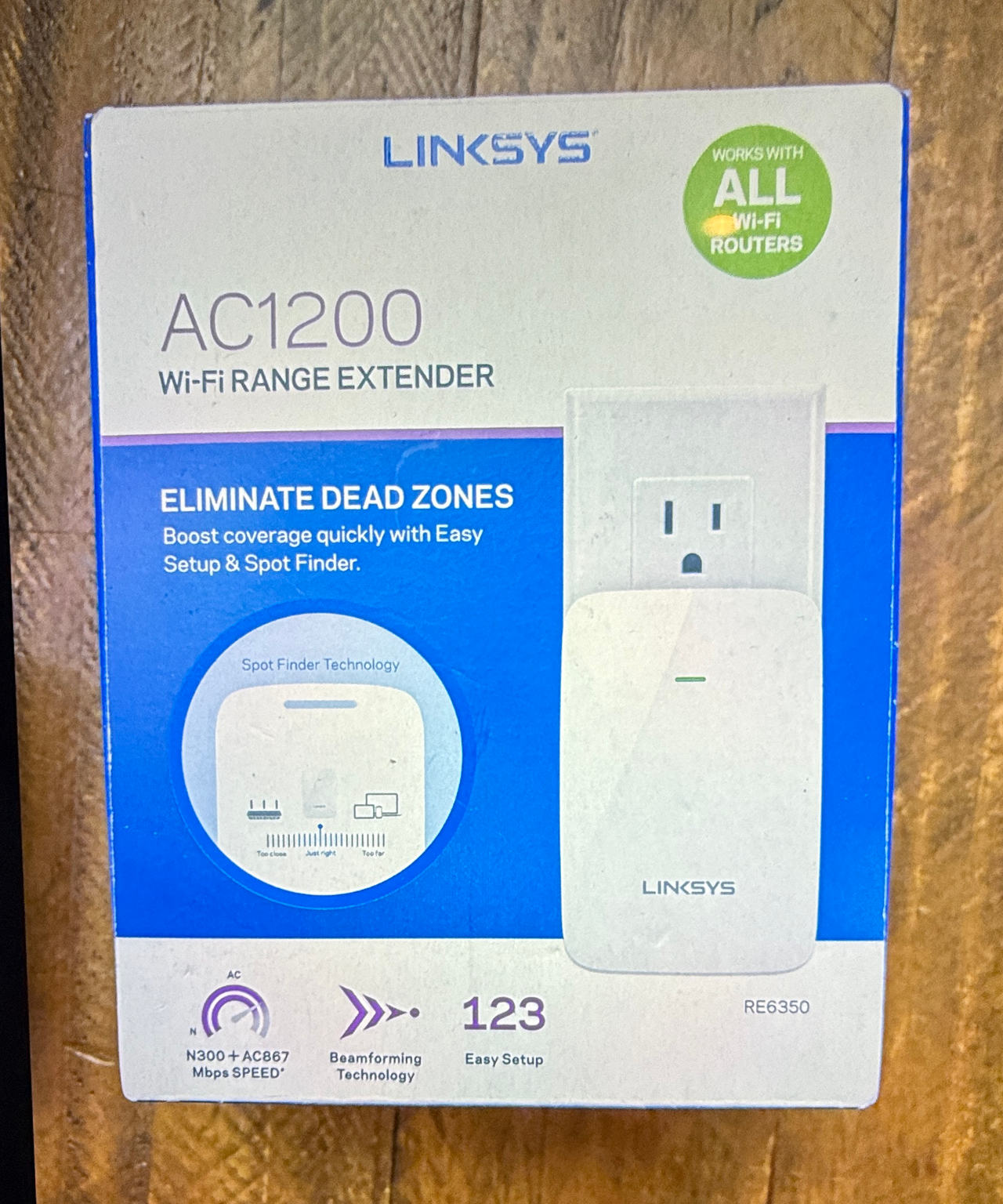 Linksys RE6350 AC1200 Wi-Fi Range Extender