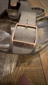 Birkenstock Arizona Double Strap Sandals Dark Brown Size 34 220 C13 - Image 4