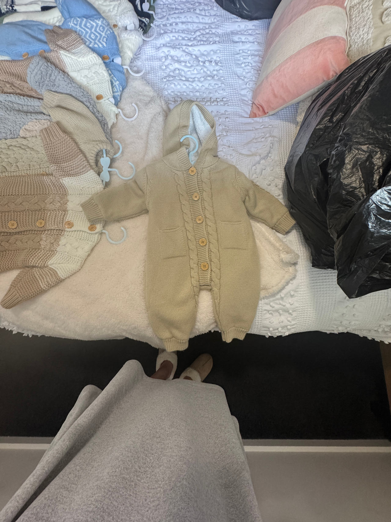 Knitted Baby Romper
